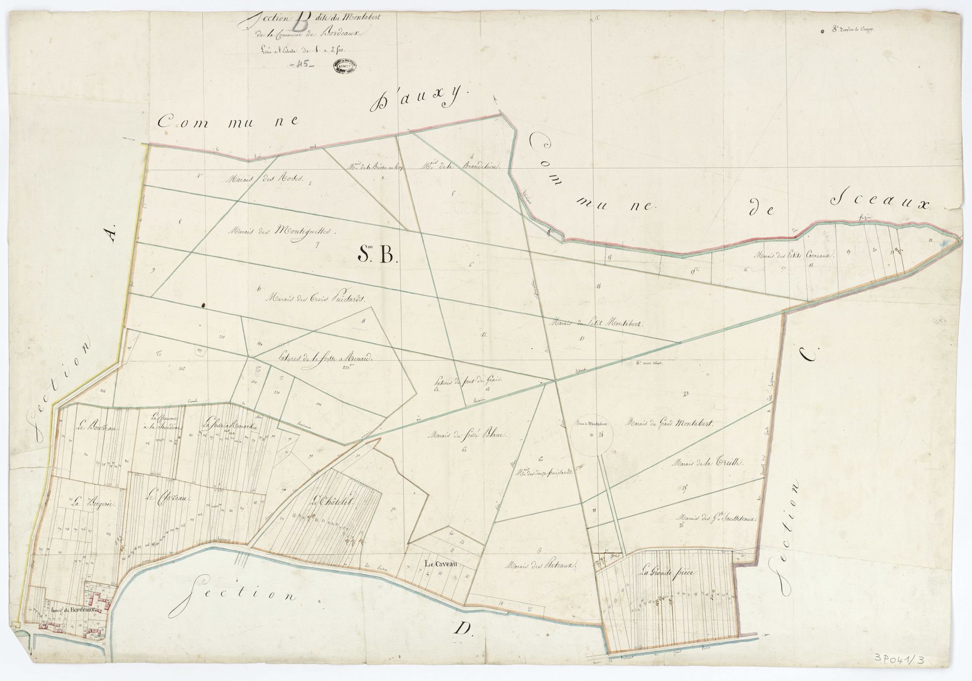 Bordeaux-en-Gâtinais - Sections