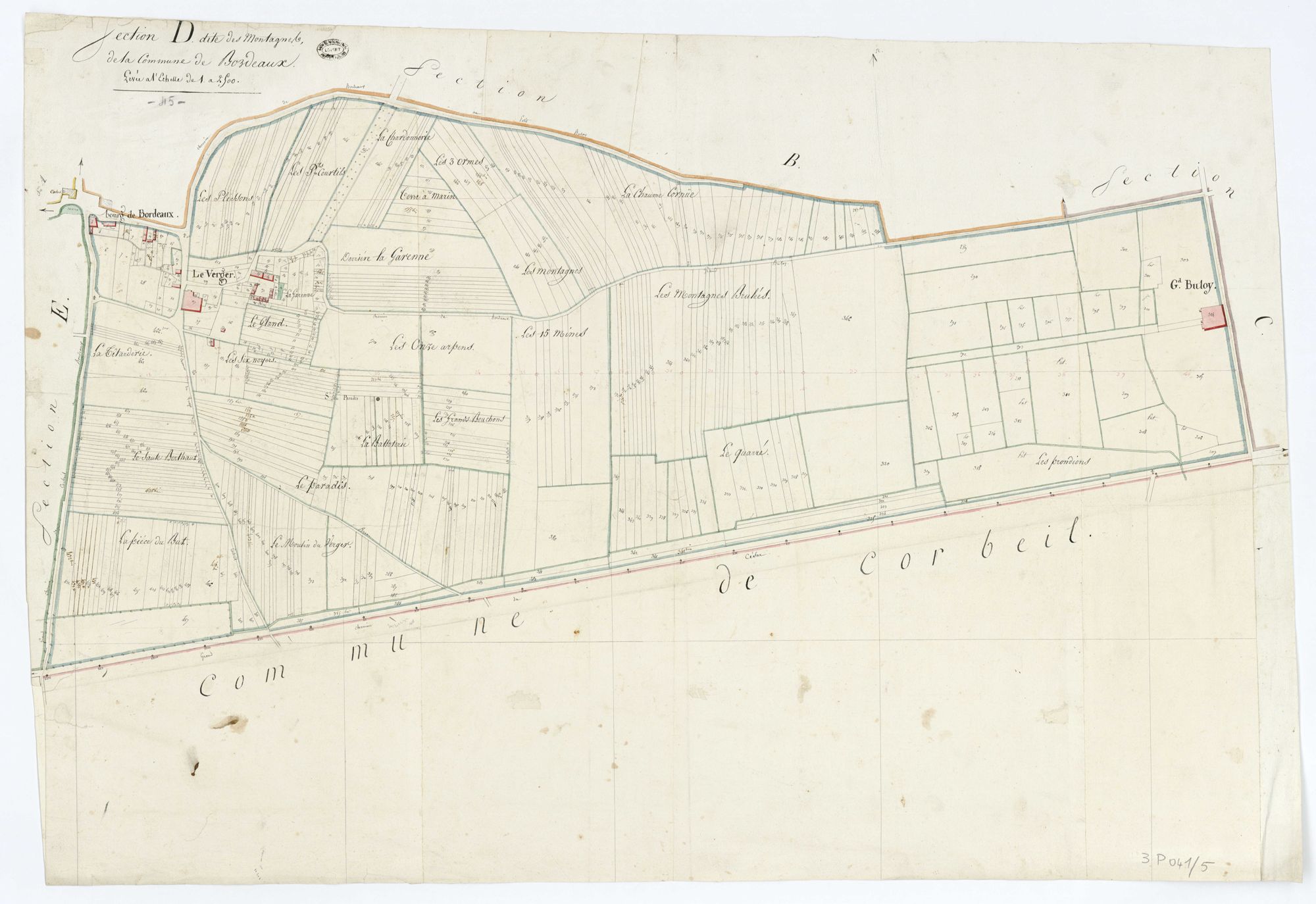 Bordeaux-en-Gâtinais - Sections