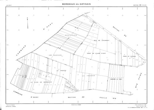 Bordeaux-en-Gâtinais - Sections