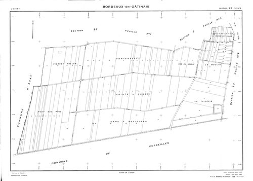 Bordeaux-en-Gâtinais - Sections