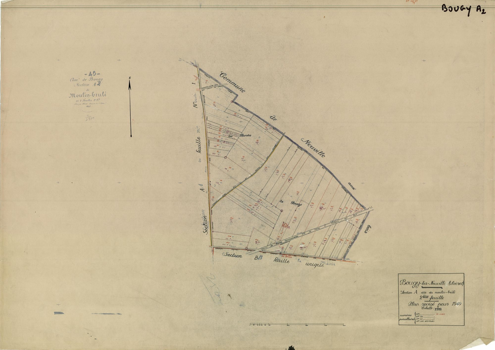 Bougy-lez-Neuville - Sections