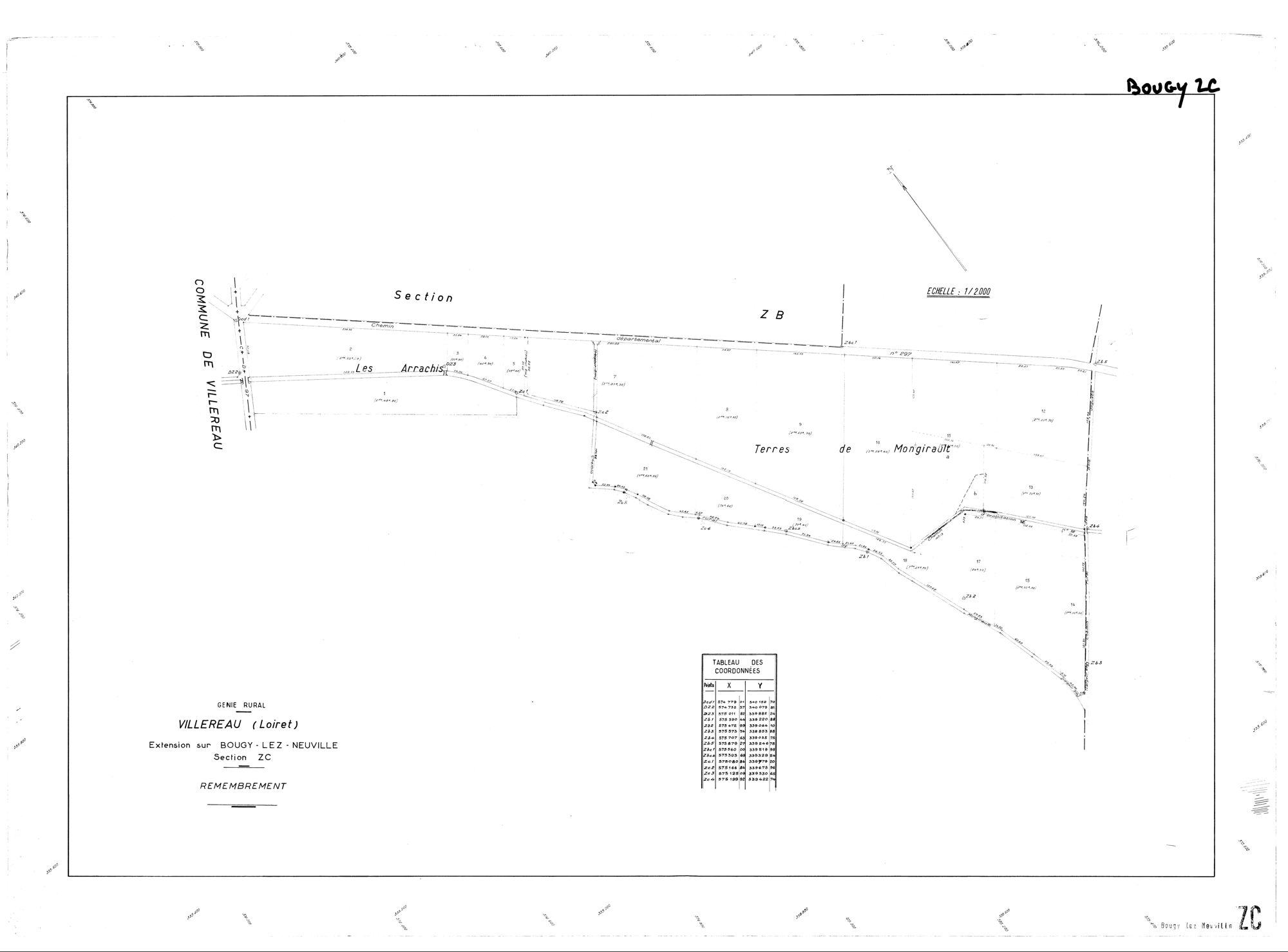 Bougy-lez-Neuville - Sections