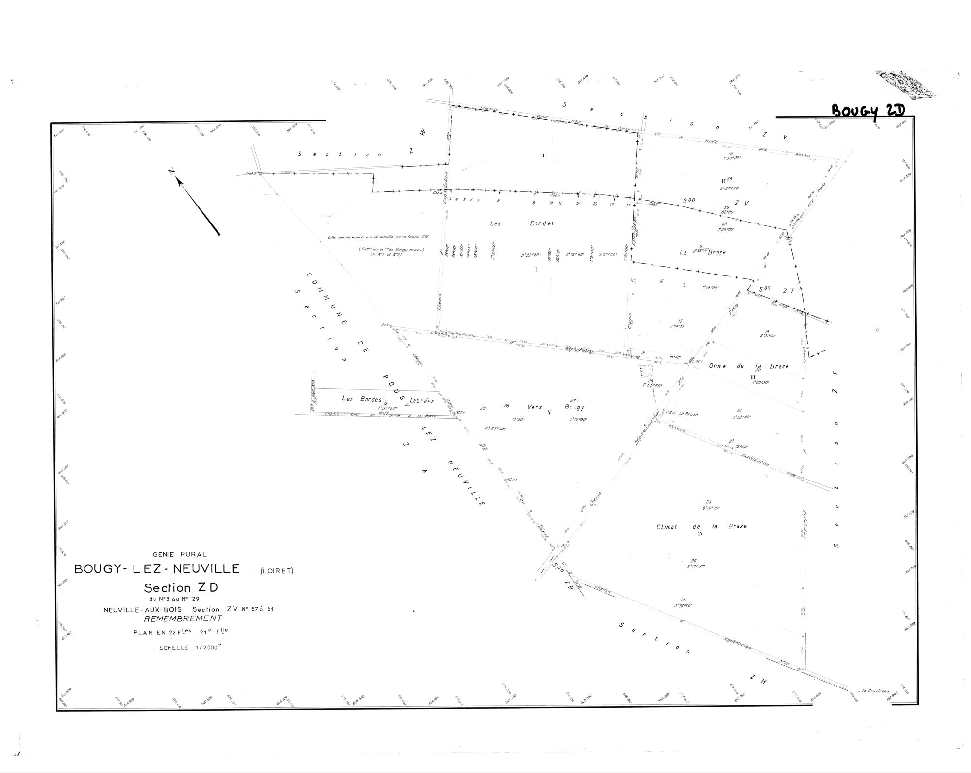 Bougy-lez-Neuville - Sections