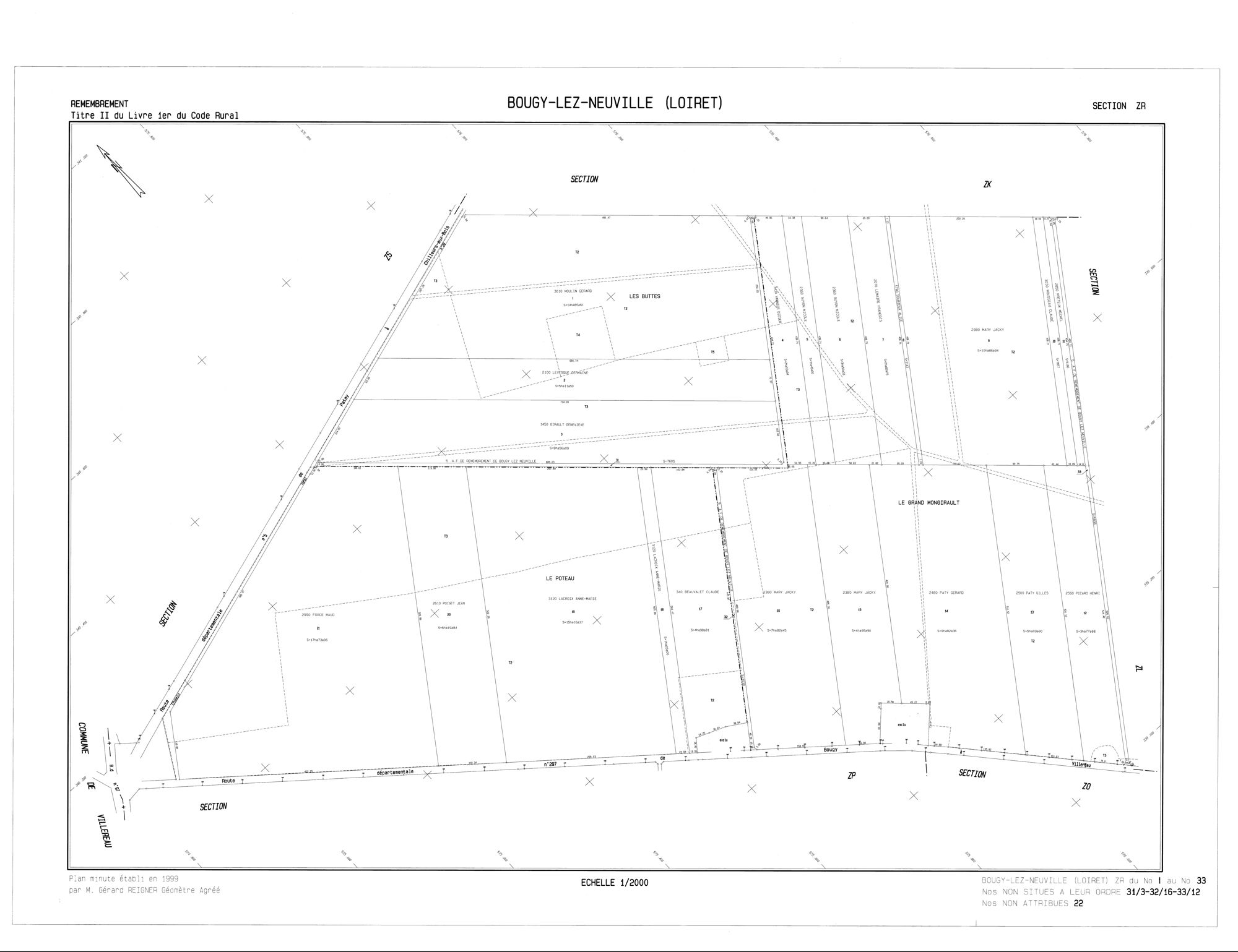 Bougy-lez-Neuville - Sections