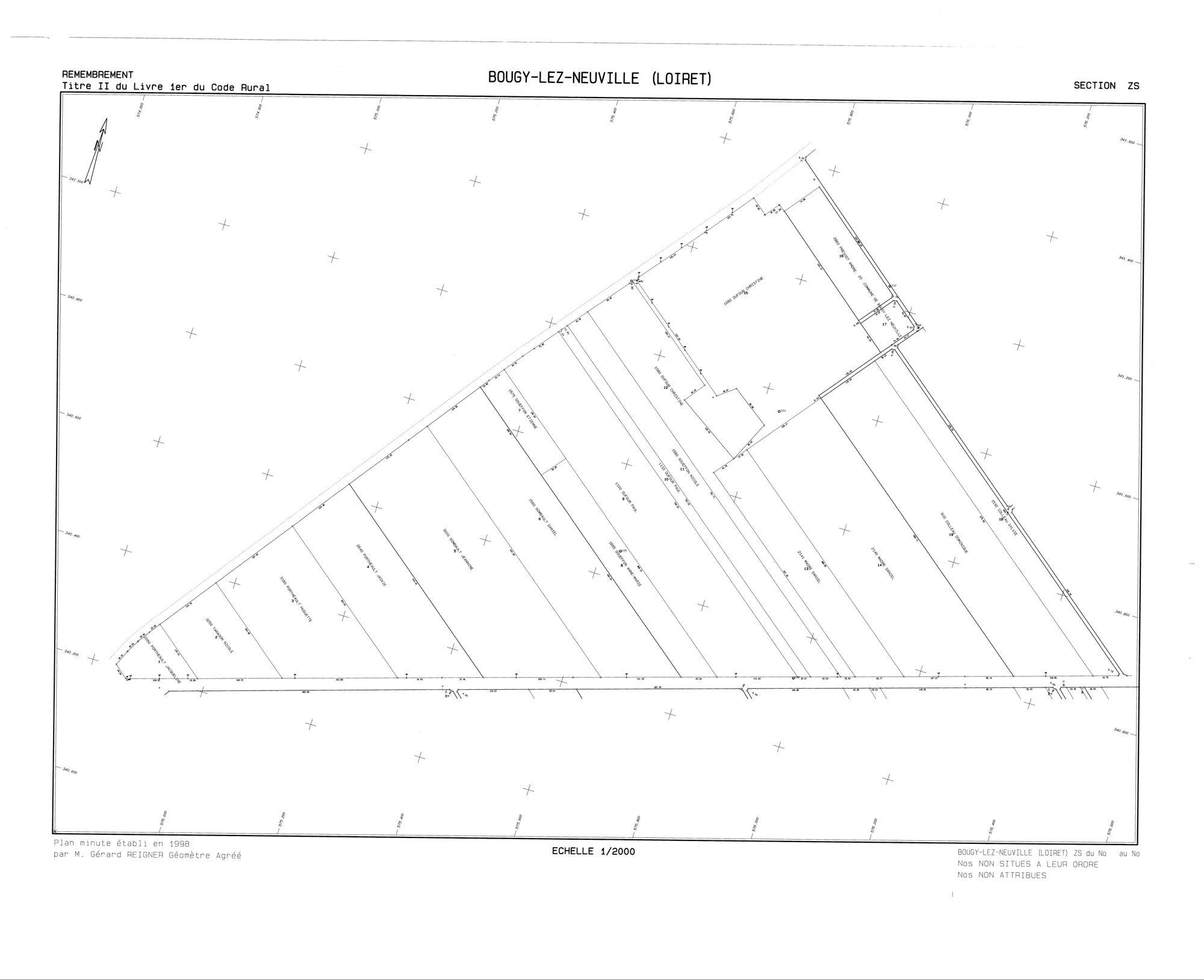 Bougy-lez-Neuville - Sections