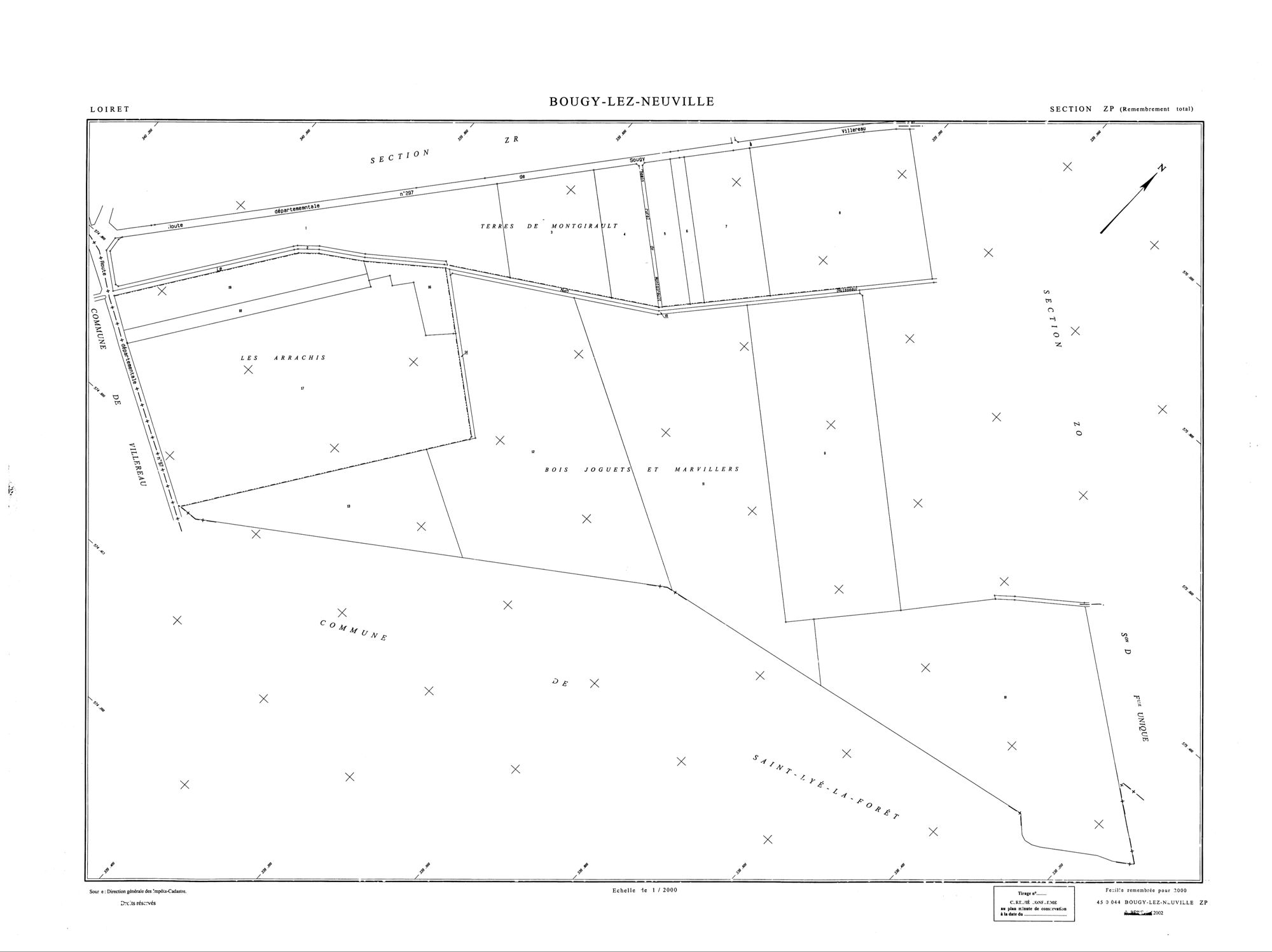 Bougy-lez-Neuville - Sections