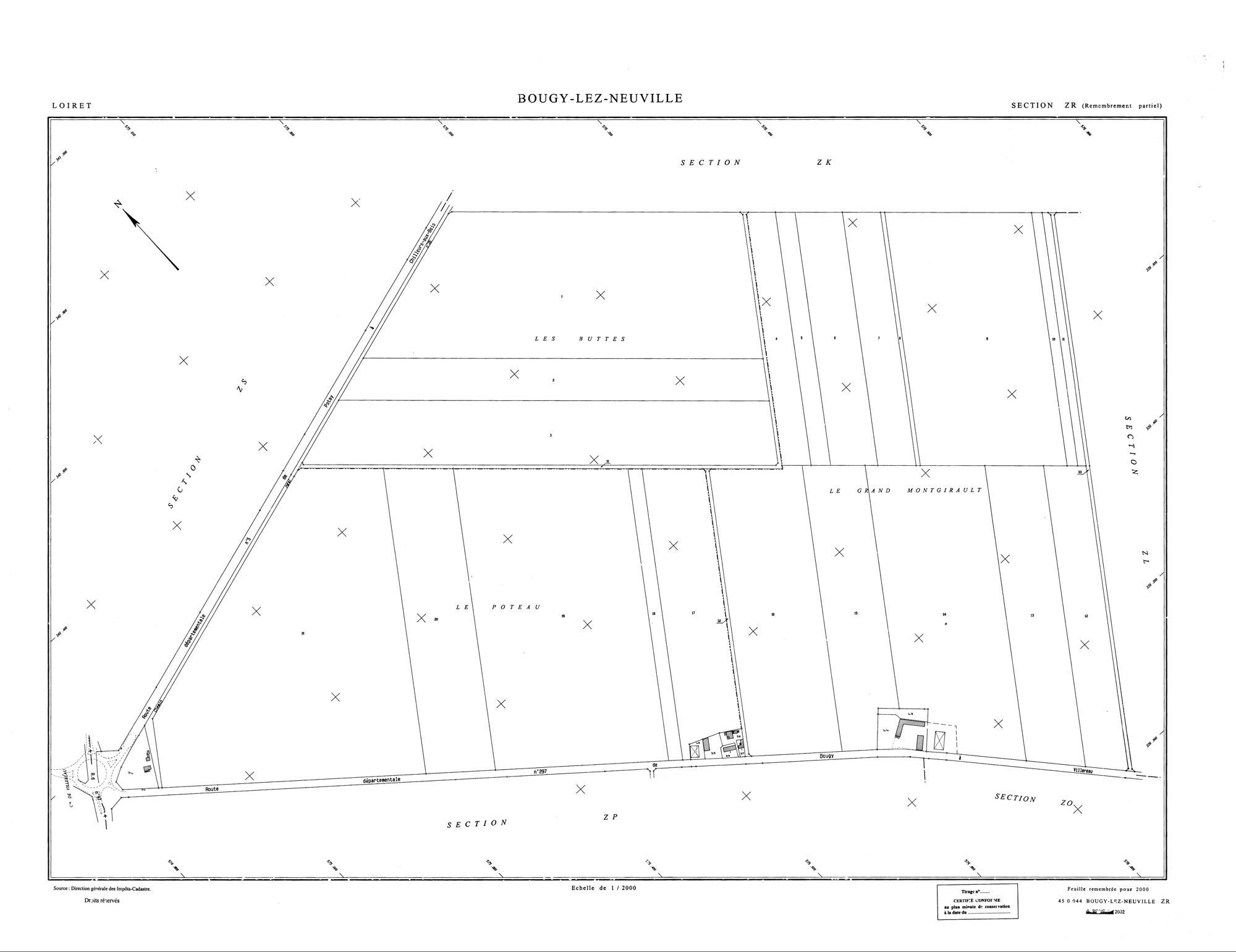 Bougy-lez-Neuville - Sections