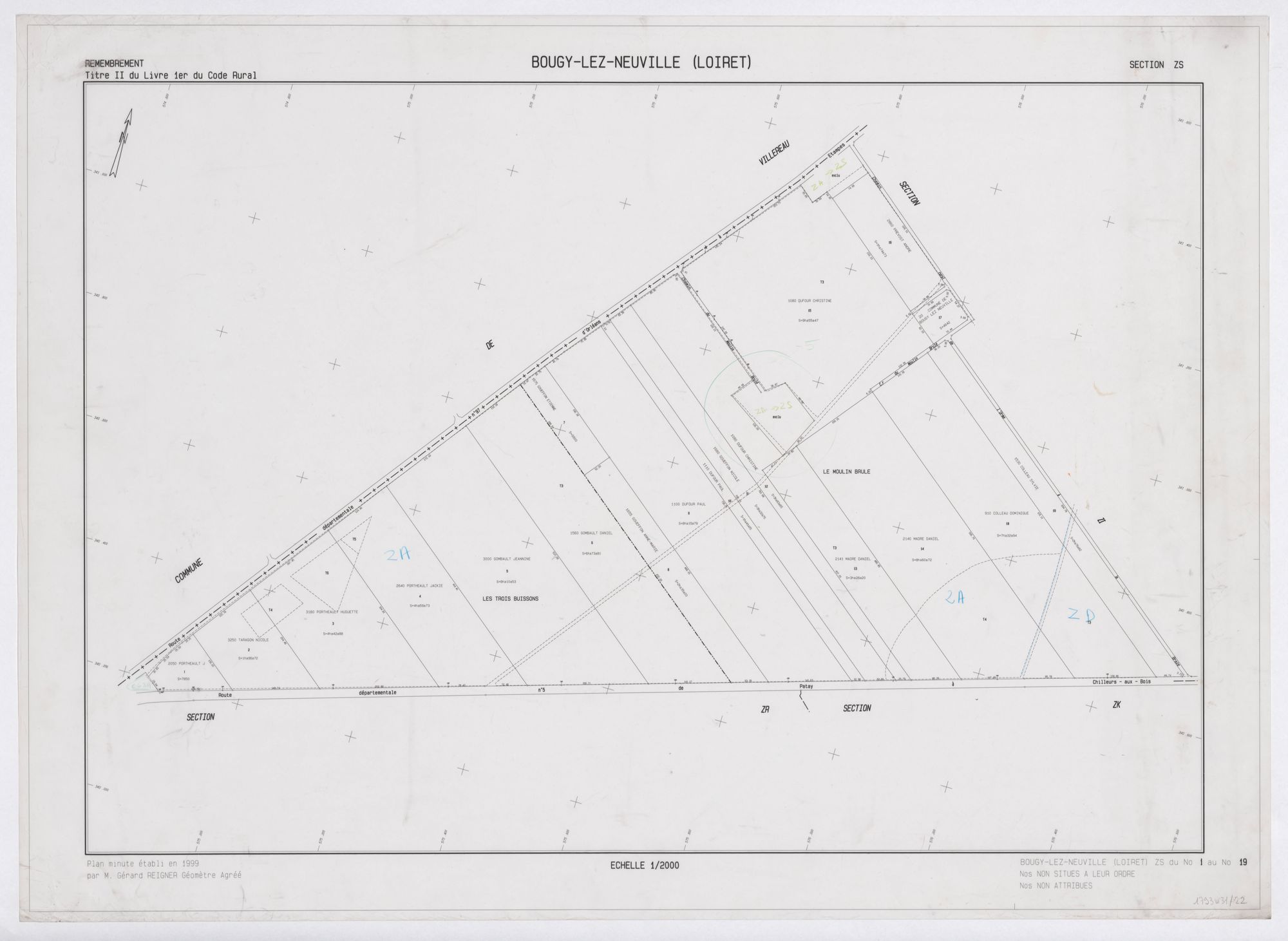 Bougy-lez-Neuville - Sections