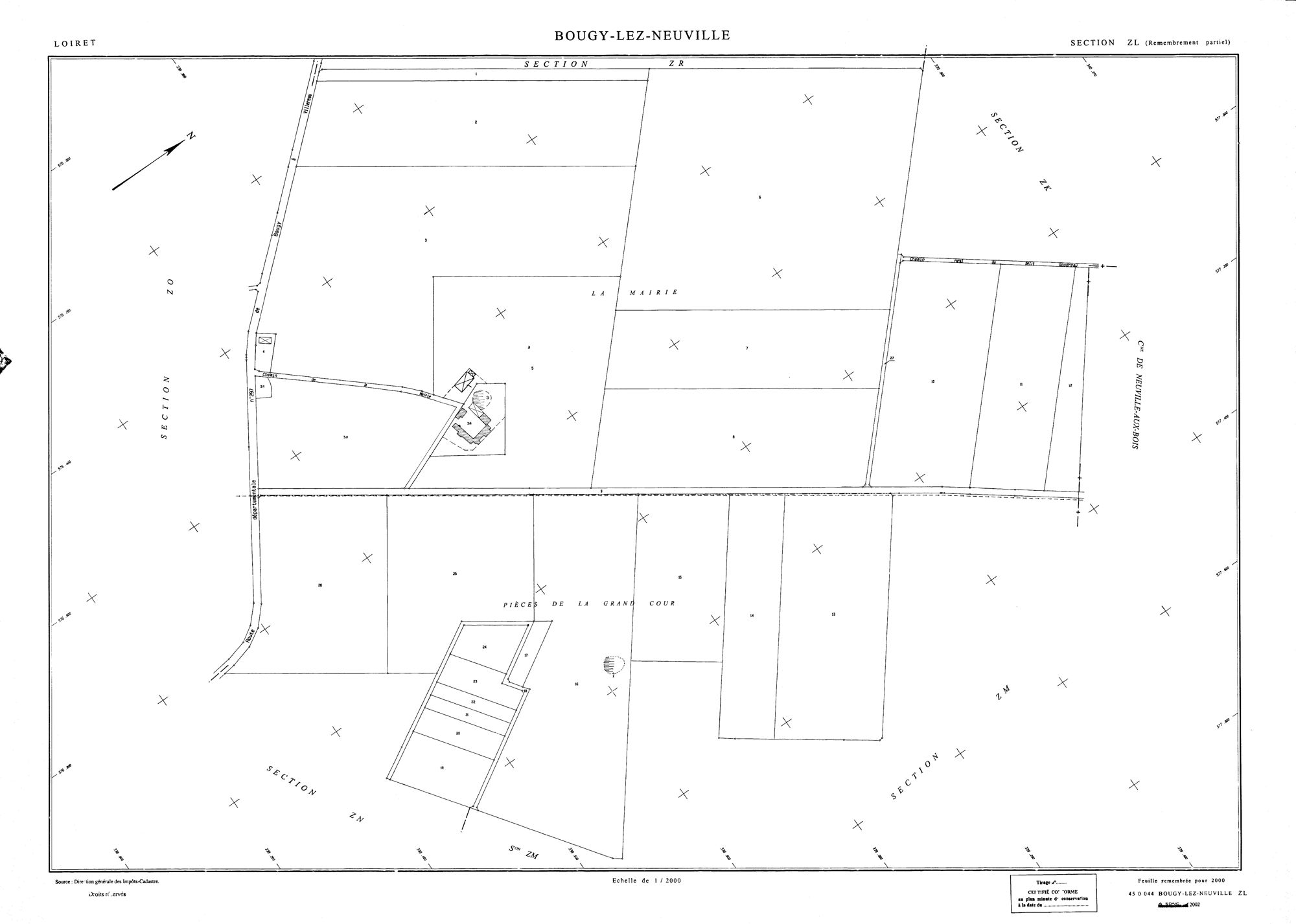 Bougy-lez-Neuville - Sections