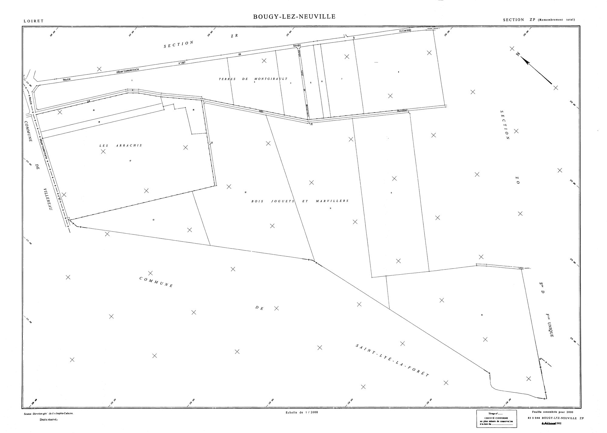 Bougy-lez-Neuville - Sections