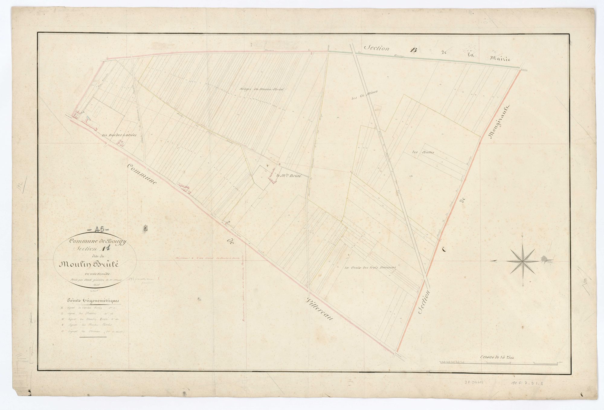 Bougy-lez-Neuville - Sections