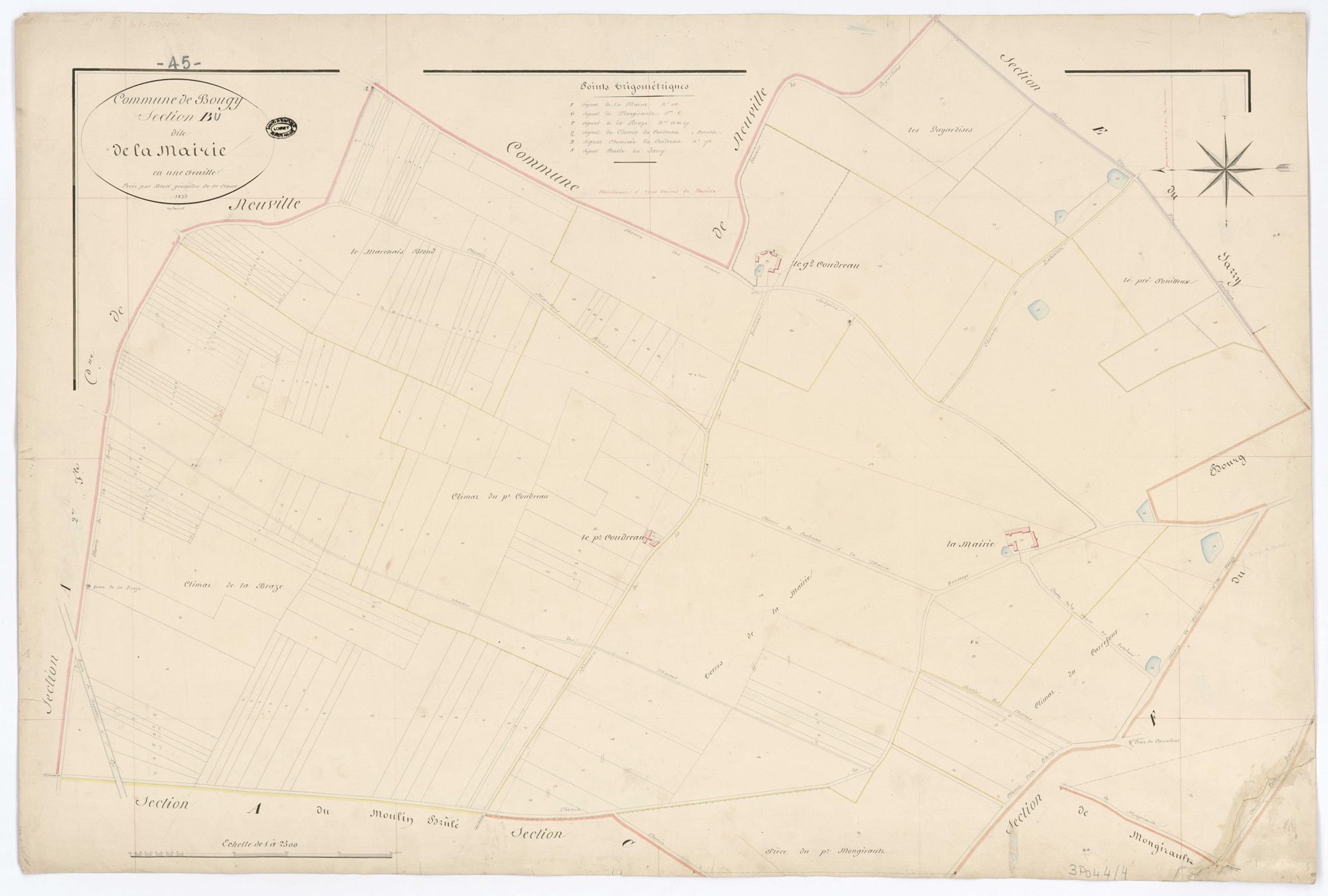 Bougy-lez-Neuville - Sections