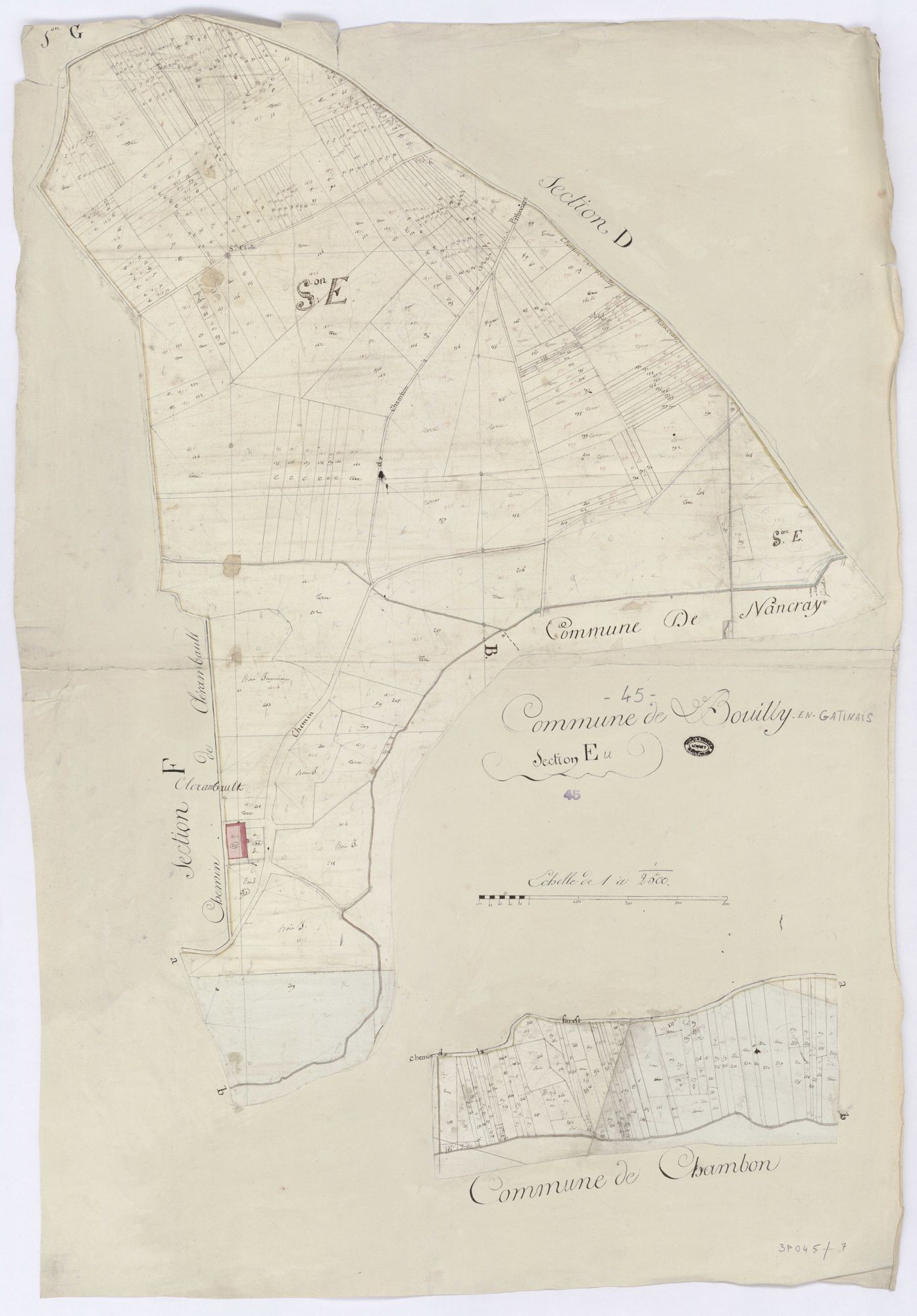 Bouilly-en-Gâtinais - Sections