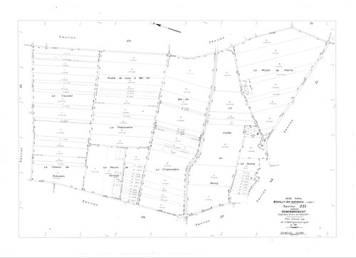 Bouilly-en-Gâtinais - Sections