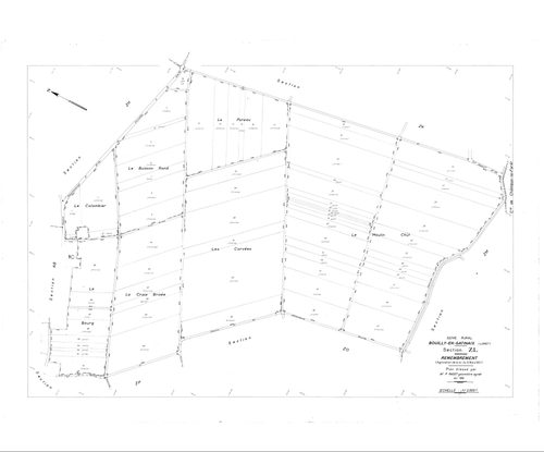 Bouilly-en-Gâtinais - Sections
