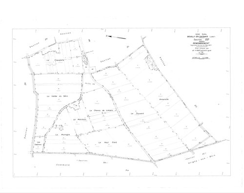 Bouilly-en-Gâtinais - Sections