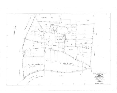 Bouilly-en-Gâtinais - Sections