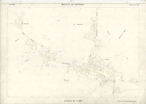Bouilly-en-Gâtinais - Sections