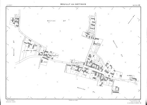 Bouilly-en-Gâtinais - Sections
