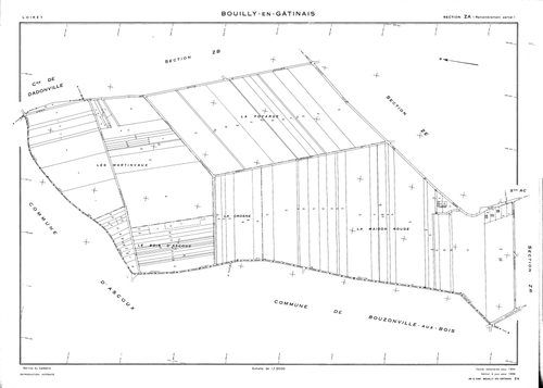 Bouilly-en-Gâtinais - Sections