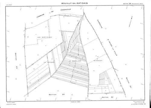 Bouilly-en-Gâtinais - Sections