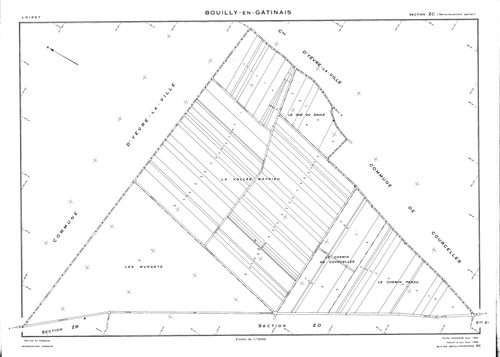 Bouilly-en-Gâtinais - Sections
