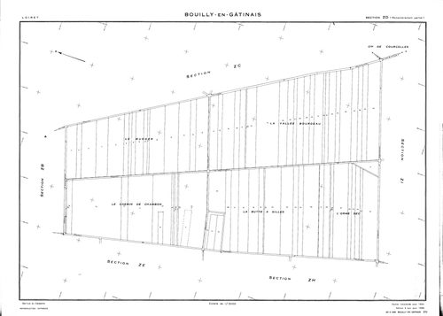 Bouilly-en-Gâtinais - Sections
