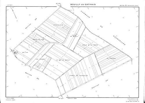 Bouilly-en-Gâtinais - Sections