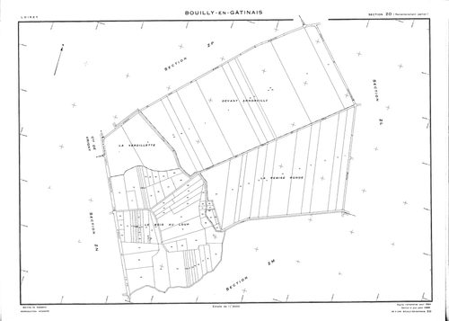 Bouilly-en-Gâtinais - Sections