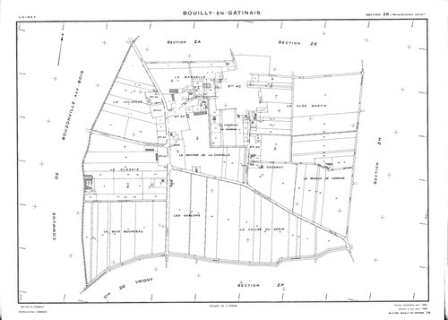 Bouilly-en-Gâtinais - Sections
