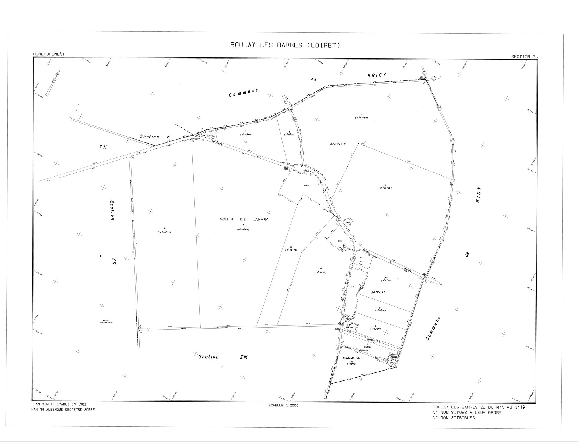 Boulay-les-Barres - Sections