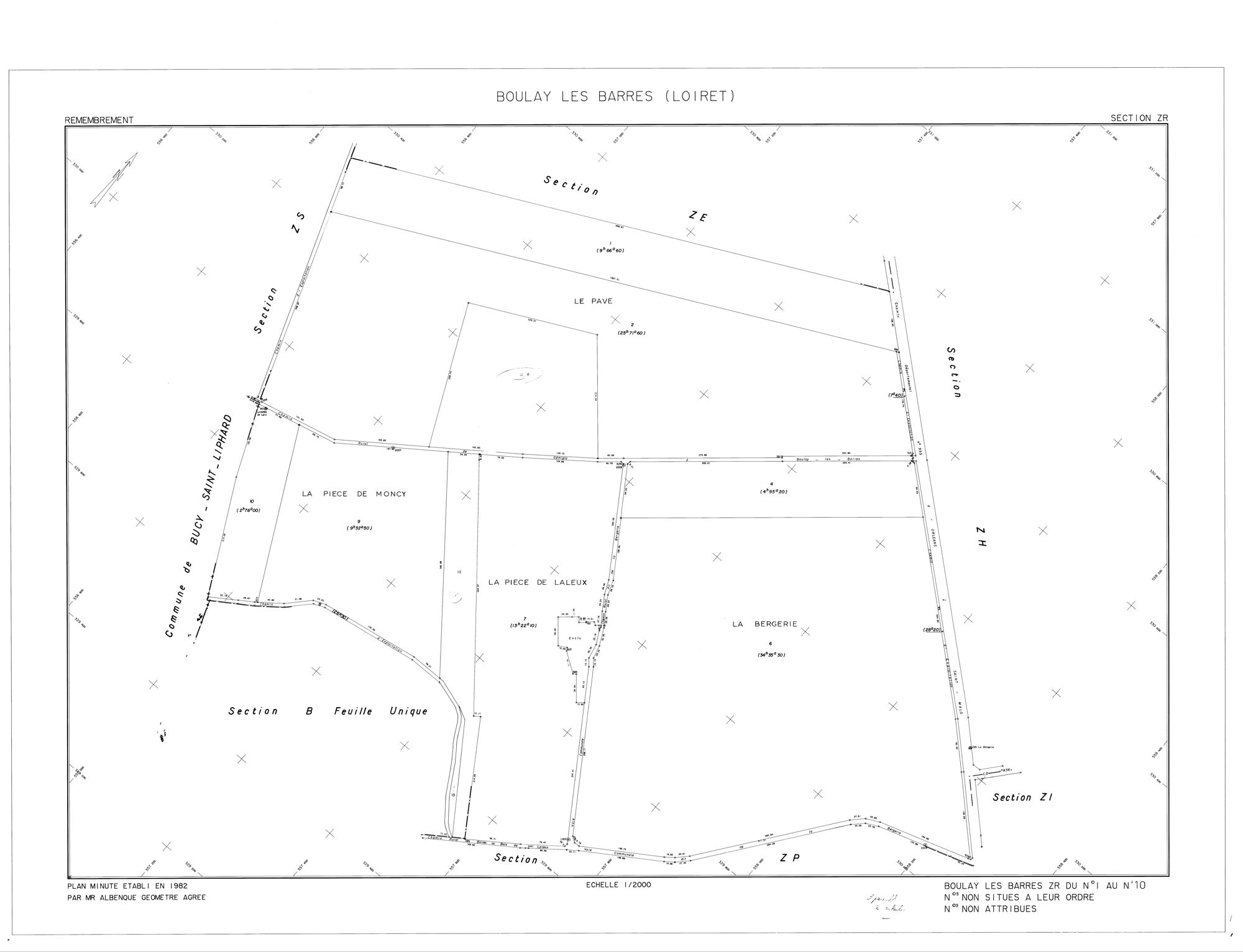 Boulay-les-Barres - Sections