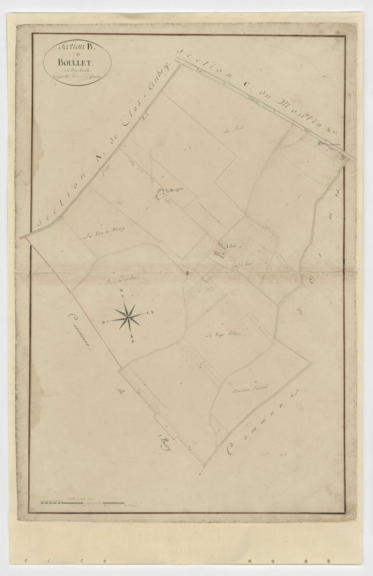 Boulay-les-Barres - Sections