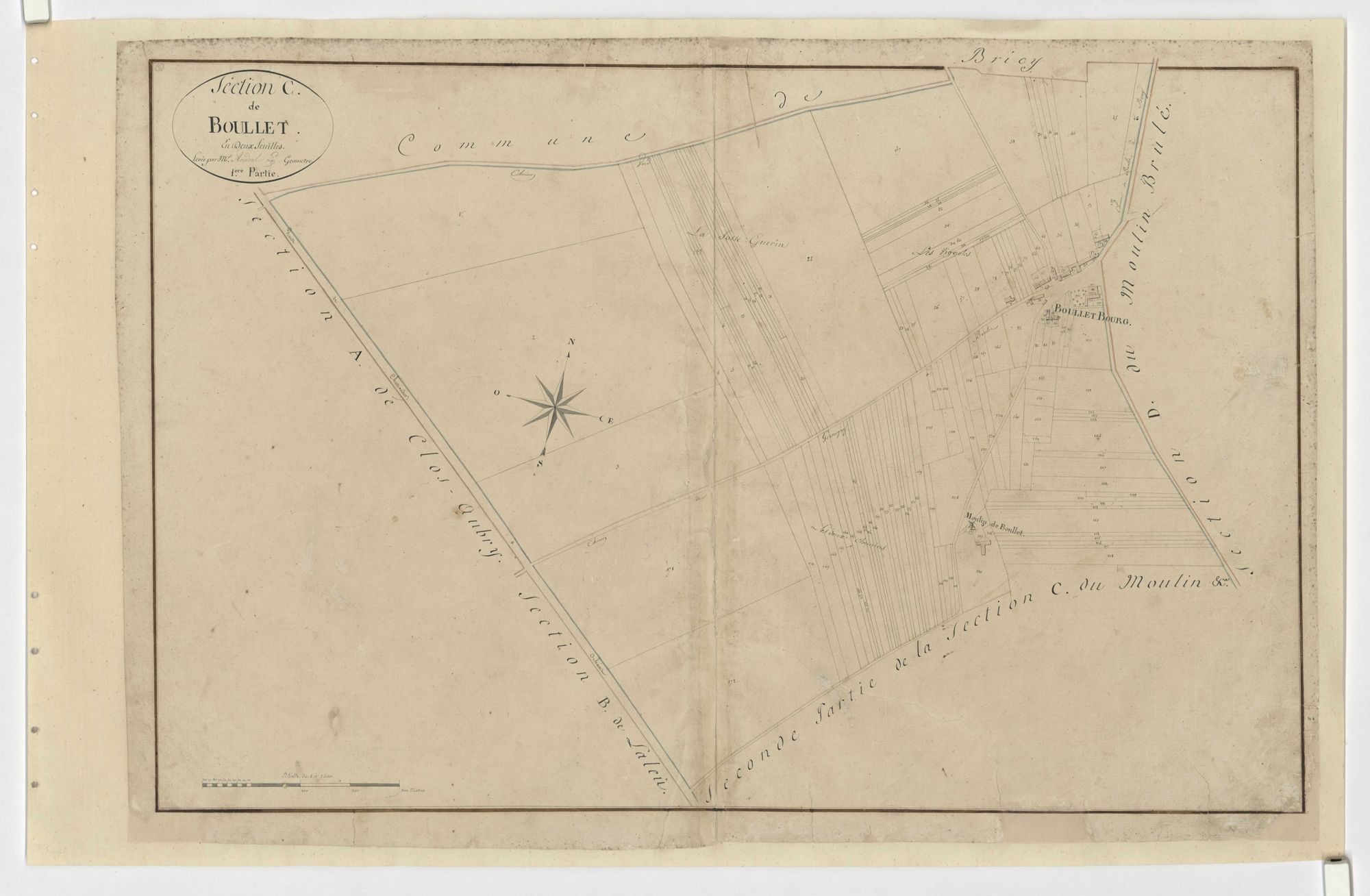 Boulay-les-Barres - Sections