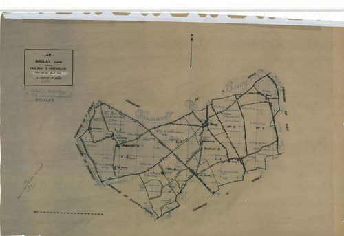 Boulay-les-Barres - Tableau d'assemblage