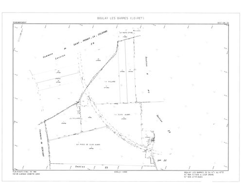 Boulay-les-Barres - Sections