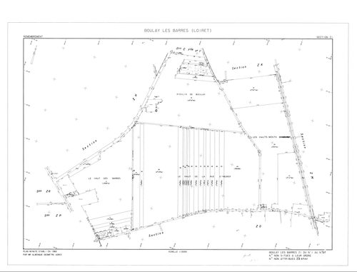 Boulay-les-Barres - Sections