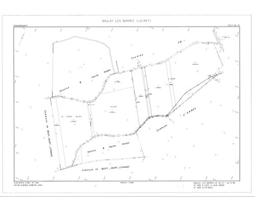 Boulay-les-Barres - Sections