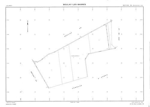 Boulay-les-Barres - Sections
