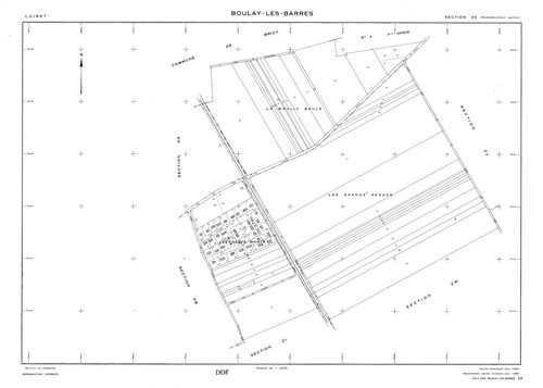 Boulay-les-Barres - Sections