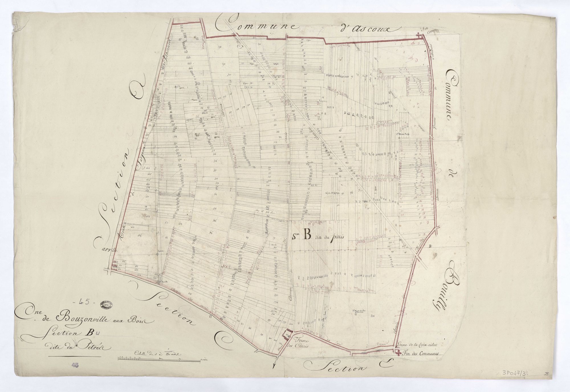 Bouzonville-aux-Bois - Sections