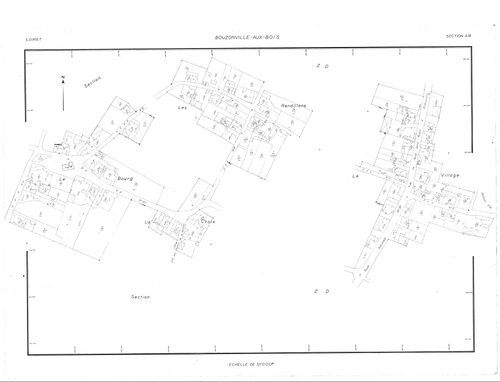 Bouzonville-aux-Bois - Sections
