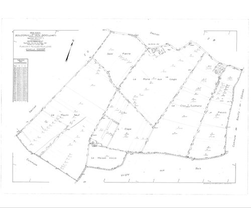 Bouzonville-aux-Bois - Sections