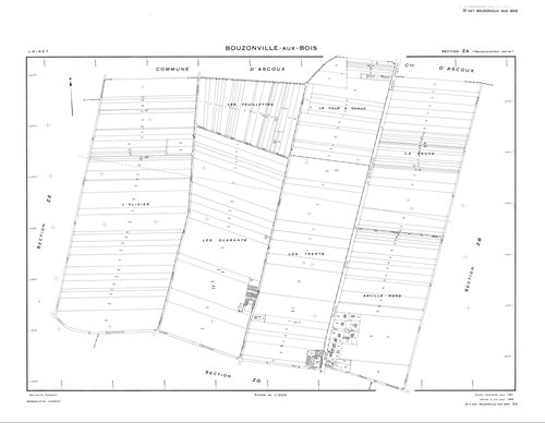 Bouzonville-aux-Bois - Sections