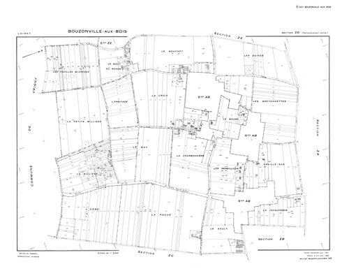 Bouzonville-aux-Bois - Sections