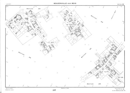 Bouzonville-aux-Bois - Sections