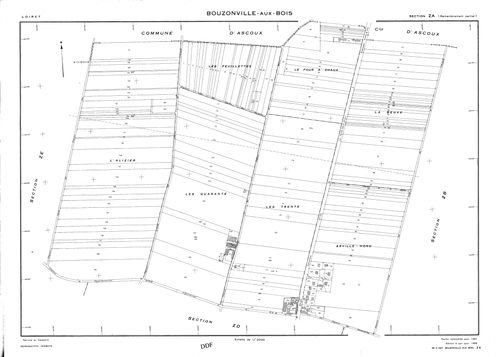 Bouzonville-aux-Bois - Sections