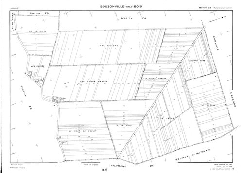 Bouzonville-aux-Bois - Sections