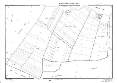 Bouzonville-aux-Bois - Sections