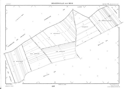 Bouzonville-aux-Bois - Sections